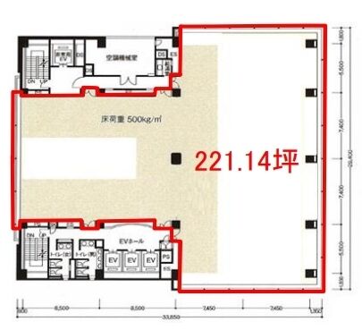 SOUTH PORT品川 8階 平面図