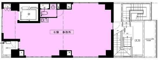 WELLBe SHINNAKANO 6階 平面図