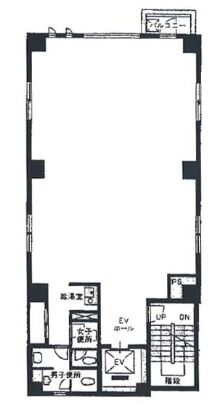 西新橋ビル（旧：西新橋佐藤ビル） 3階 平面図