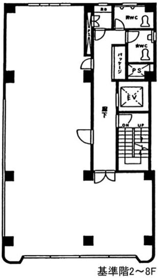 八千代ビル（渋谷2丁目） 7階 平面図
