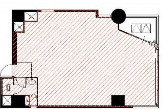 八丁堀2185 5階 平面図