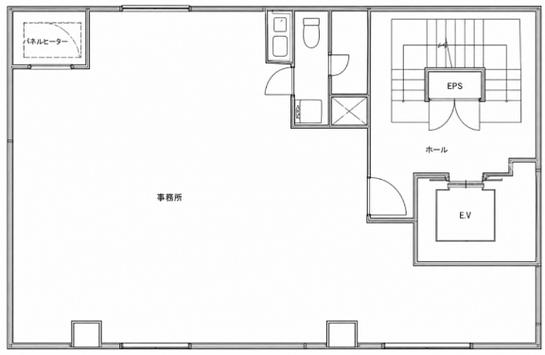 レアル新宿 5階 平面図