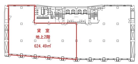 住友生命赤坂ビル 2階 平面図
