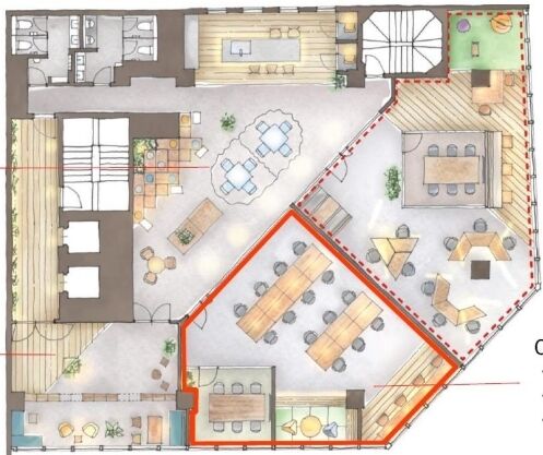 虎ノ門セントラルビル 8階B 平面図