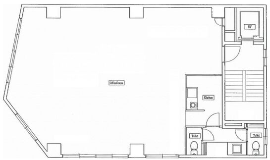 堀留ファーストビル 8階 平面図