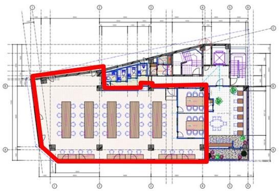 WORK VILLA HIRAKAWACHO 2階 平面図