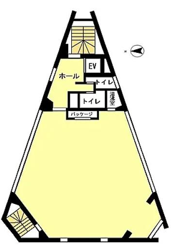 フジタビル 4階 平面図