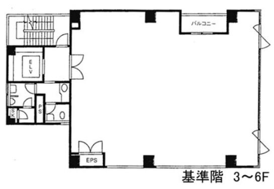 赤坂伊藤ビル 5階 平面図