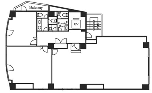 TOWER FRONT 神谷町 3階 平面図