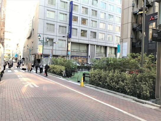 ビル周辺風景（銀座ガス灯通り側）③