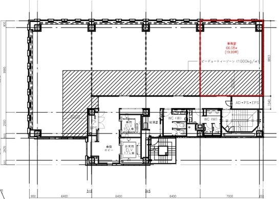 第3虎の門電気ビルディング 11階D 平面図