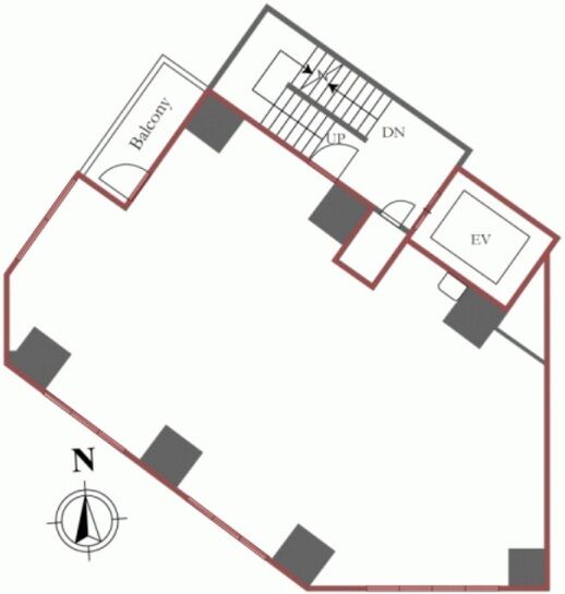 SHIBUYA D-SECOND 8階 平面図