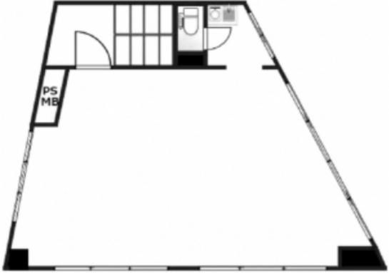 北斗第二ビル 2階 平面図