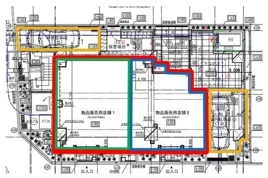 アーバネックス日本橋茅場町 1階 平面図