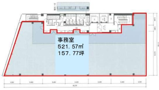 日本橋本町1丁目ビル 8階 平面図