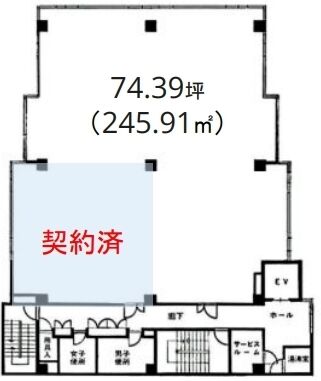 ヤダビル 3階 平面図