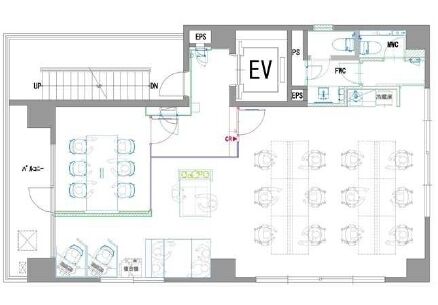 ILLUMIRISE 神保町（旧：映文社ビル） 4階 平面図
