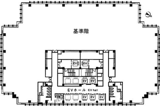 赤坂ガーデンシティ 17階1B 平面図