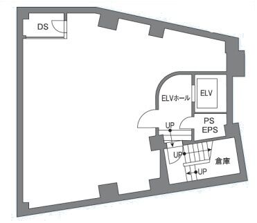 ACN渋谷道玄坂ビル 地下1階 平面図