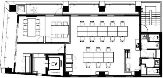 Grandir 日本橋小伝馬町（旧：ハニー小伝馬町ビル） 7階 平面図