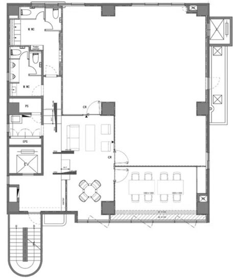 TBCビル 2階 平面図