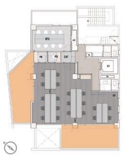 GUILD 恵比寿南（恵比寿南トーセイビル） 4階 平面図