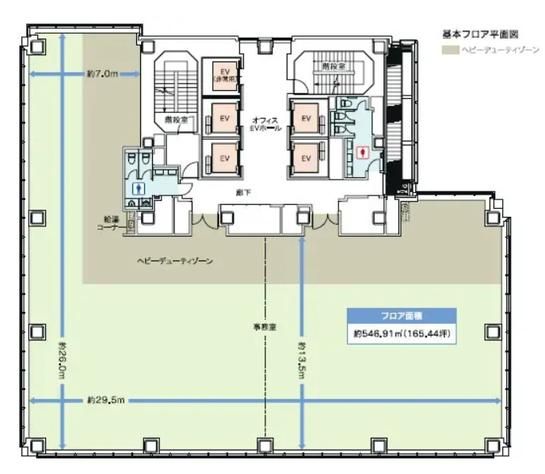 アーバンネット神田ビル 5階 平面図