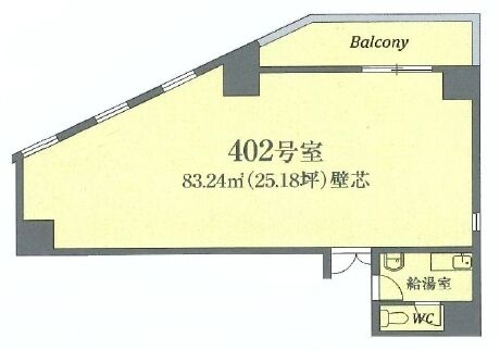 PLUS OnE 402号室 平面図