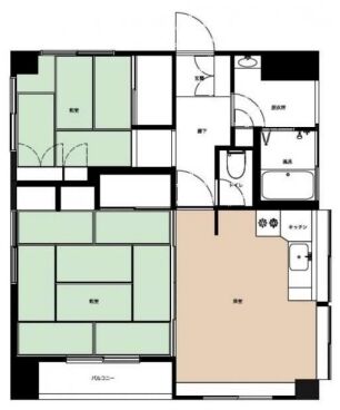 高木ビル 4階 平面図