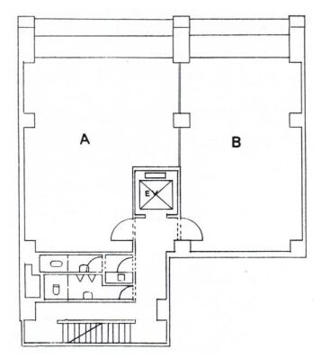 第1矢木ビル(第一矢木ビル) 7階B 平面図