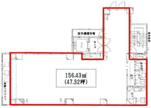 岩崎ビル 5階 平面図