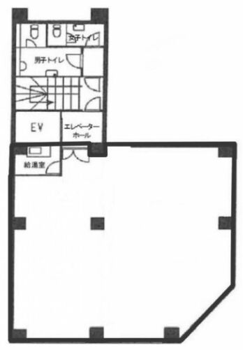 深山ビル(銀座) 7階 平面図
