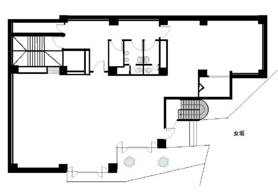 駿河台サンライズビル 地下2階 平面図