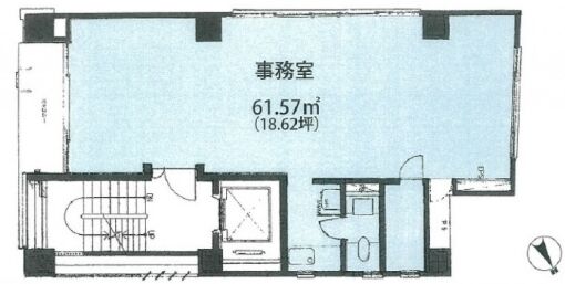 銀座石川ビル 9階 平面図