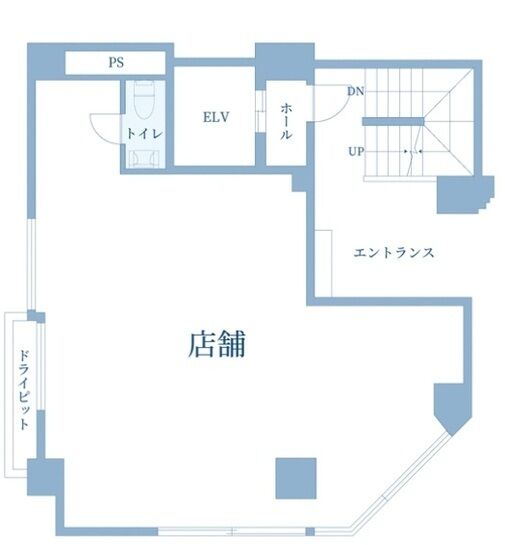 レジェンド岩本町A館 1階 平面図