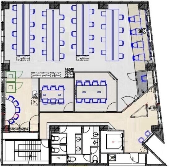 THE PORTAL 田町 8階 平面図