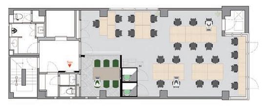 渋谷S-6ビル 5階 平面図