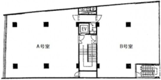東都赤坂ビル 4階A 平面図