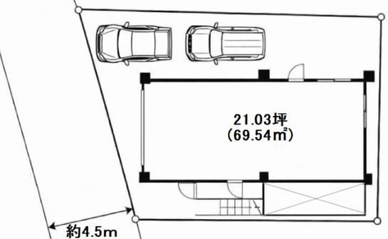 第2松井ビル 1階 平面図