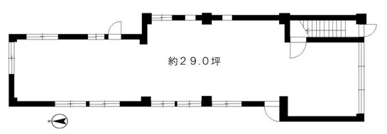白金三丁目店舗 1階 平面図