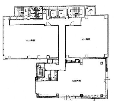 江戸ビル 5階503 平面図