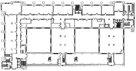 明治生命館 6階 平面図