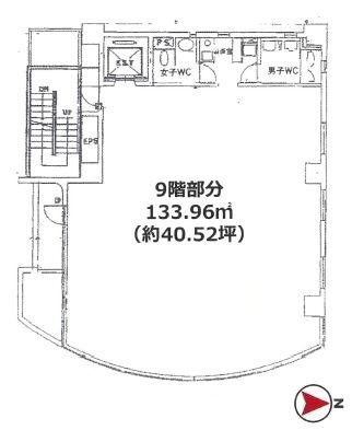 池袋グランディアビル 9階 平面図