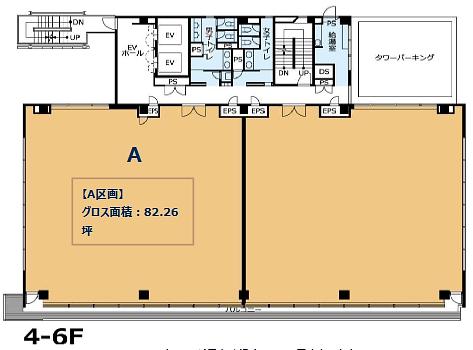 VORT麻布maxim 6階A 平面図