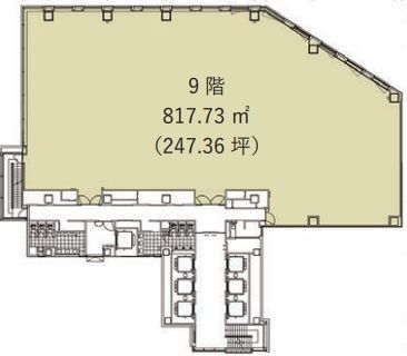 新目黒東急ビル 9階 平面図