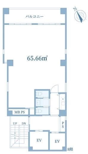 新橋862ビル 8階 平面図