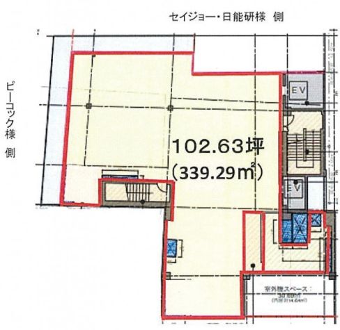 白樺広小路スクエア 6階 平面図