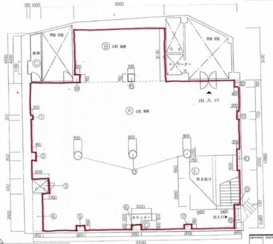 ミヤタビル 地下1階~地下2階 平面図