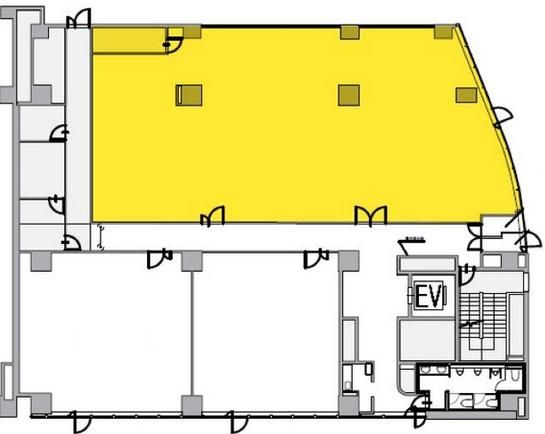 日刊スポーツビル 2階201 平面図