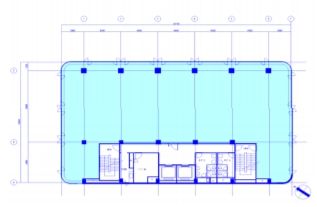 江戸見坂森ビル 5階 平面図